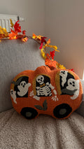 Coussin bus citrouille