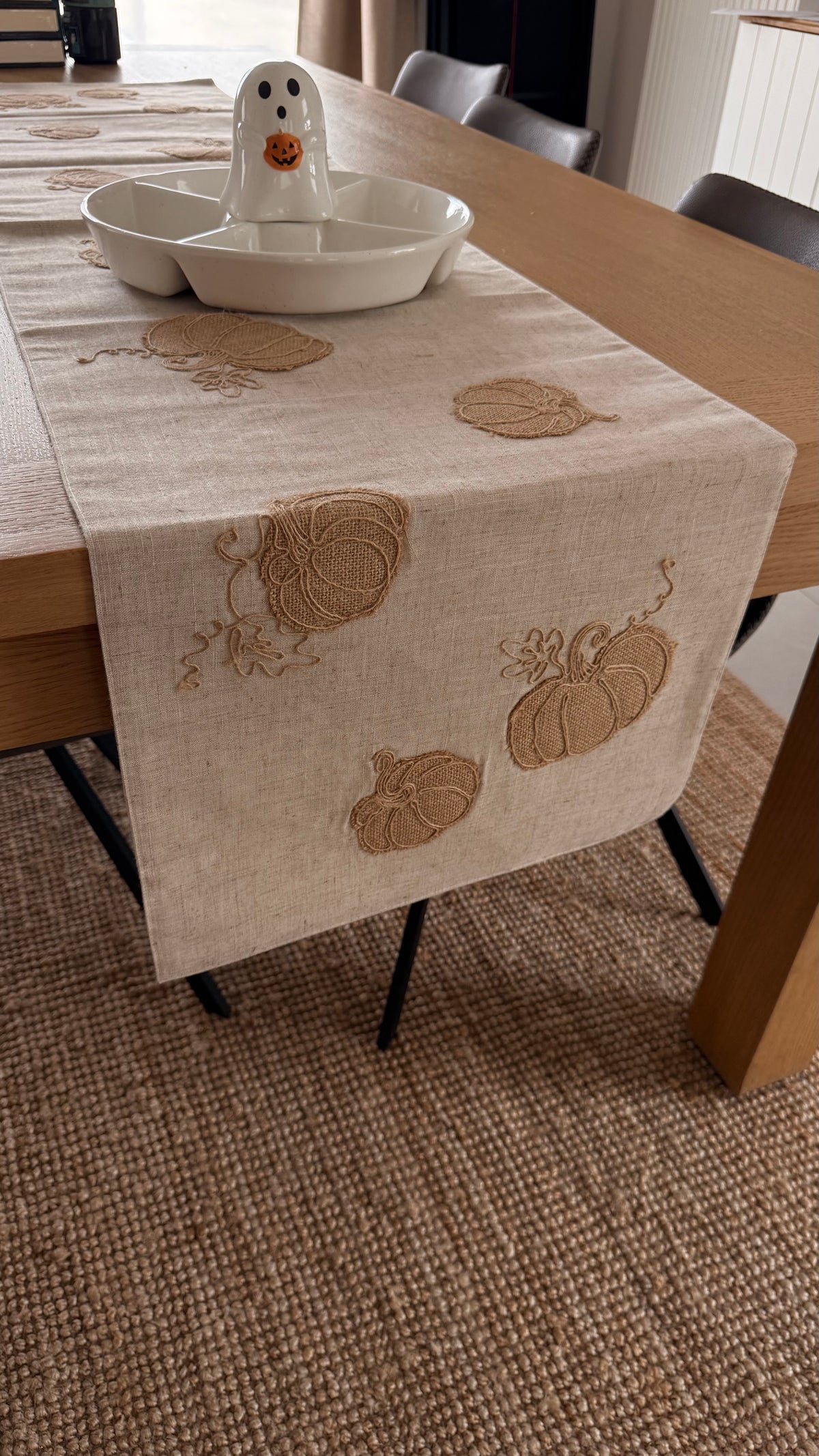 Chemin de table citrouille 🎃