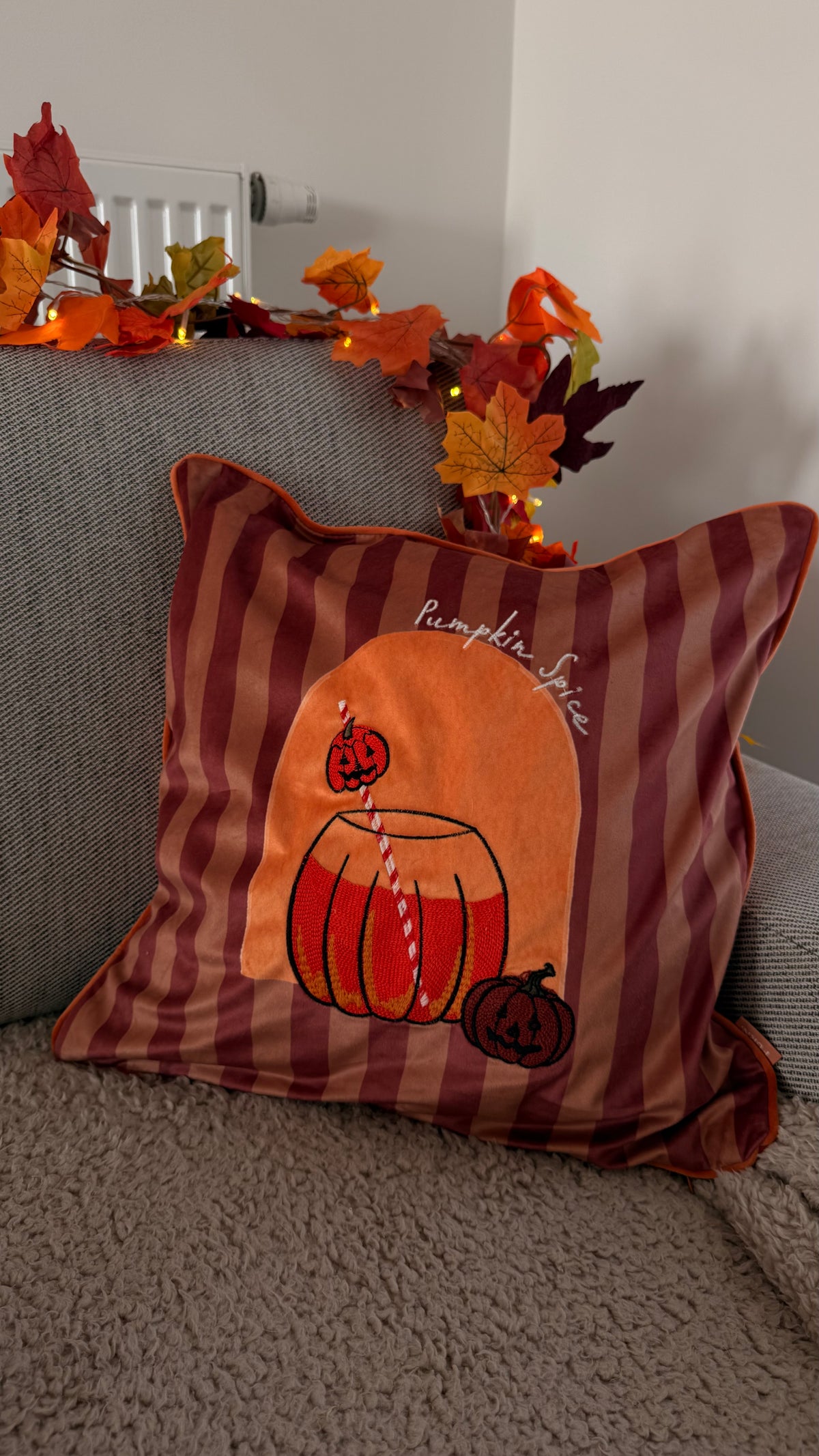 Housse de coussin « pumpkin spice »